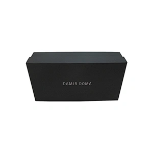 Custom Logo Printing Hard Case Clamshell Rigid Cardboard Foldable Portable Packaging Box For Shoes