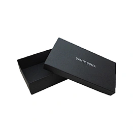 Custom Logo Printing Hard Case Clamshell Rigid Cardboard Foldable Portable Packaging Box For Shoes