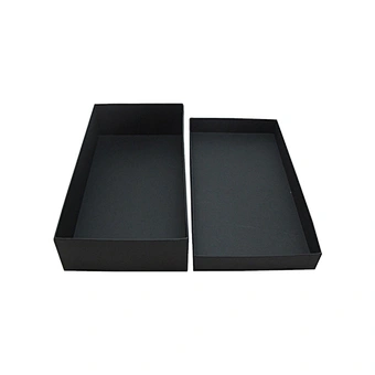 Custom Logo Printing Hard Case Clamshell Rigid Cardboard Foldable Portable Packaging Box For Shoes